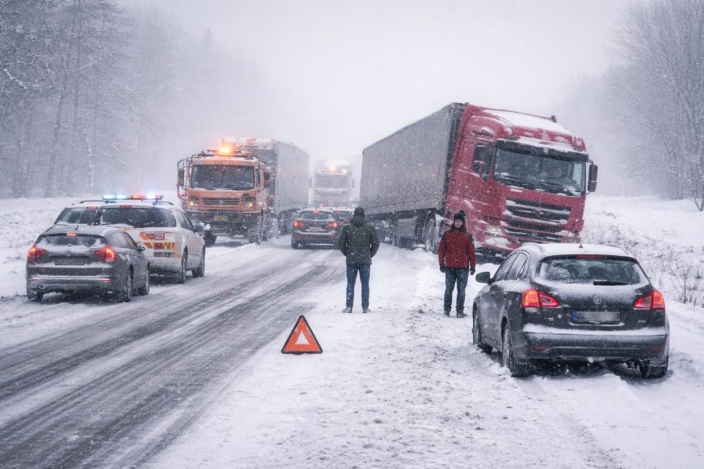 Какие дороги в Румынии закрыты из-за метели 18 февраля 2026 и как водителям из Молдовы объехать проблемные участки