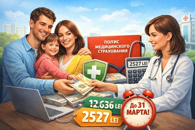 Как оплатить медицинскую страховку в Молдове до 31 марта 2026 со скидкой почти 80% и не переплатить