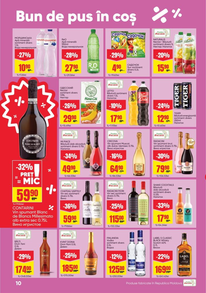 Акция Preț mic zi de zi в Linella до 11 февраля 2026:  что купить выгодно со скидкой до 5%