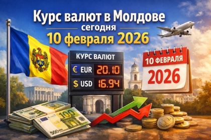 Курс валют в Молдове на 10 февраля 2026: курс НБМ EUR, USD, RON, UAH, RUB, сравнение с банками, таблица и советы выгодного обмена.