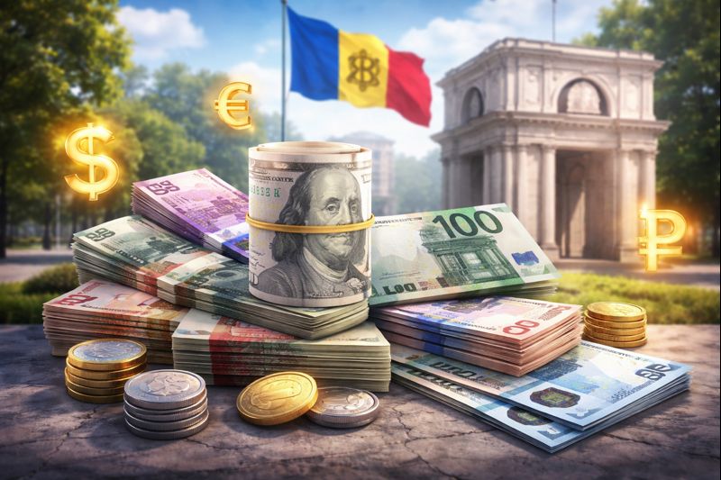 Какой курс валют в Молдове сегодня 14 февраля 2026 года