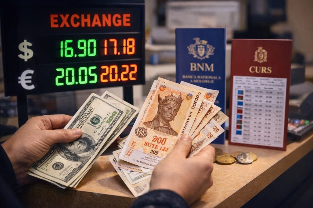 Какой курс валют в Молдове сегодня, 8 февраля 2026