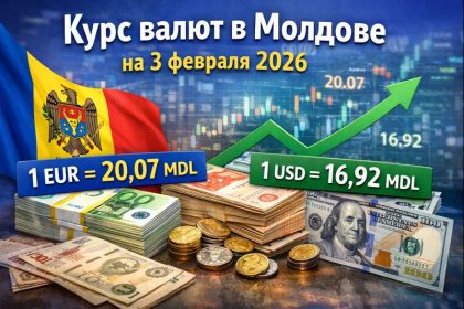Курс валют в Молдове на 3 февраля 2026: официальный курс НБМ EUR, USD, RON, UAH и сравнение с банковскими курсами. Таблица и советы обмена.