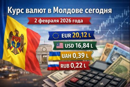 Курс валют в Молдове сегодня 2 февраля 2026: официальный курс НБМ EUR, USD, RON, UAH и RUB, таблица и советы по обмену денег без переплат.