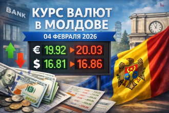 Актуальный курс валют в Молдове на 4 февраля 2026: официальный курс НБМ, сравнение по банкам и обменникам, где выгоднее купить или продать.