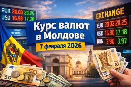 Курс валют в Молдове на 7 февраля 2026: официальный курс НБМ, сравнение банков maib, Victoriabank, Eximbank и советы по обменникам.