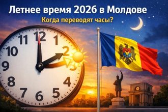 Летнее время 2026 в Молдове: когда переводят часы 29 марта, что меняется, как сдвигается разница во времени и что проверить заранее.