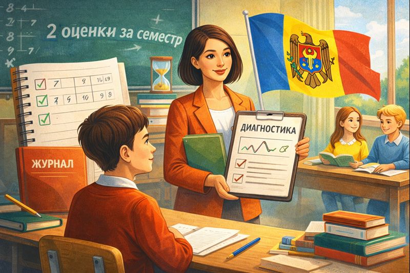 Как работают новые правила оценивания в школах Молдовы с января 2026 года