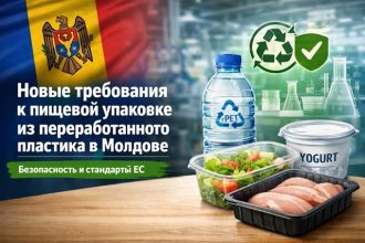 Новые требования к пищевой упаковке из пластика в Молдове: правила ЕС, контроль технологий, безопасность тары, что изменится для покупателя.