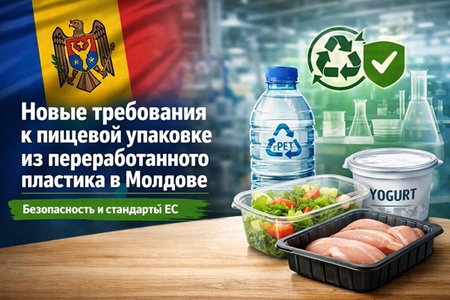 Новые требования к пищевой упаковке из пластика в Молдове: правила ЕС, контроль технологий, безопасность тары, что изменится для покупателя.
