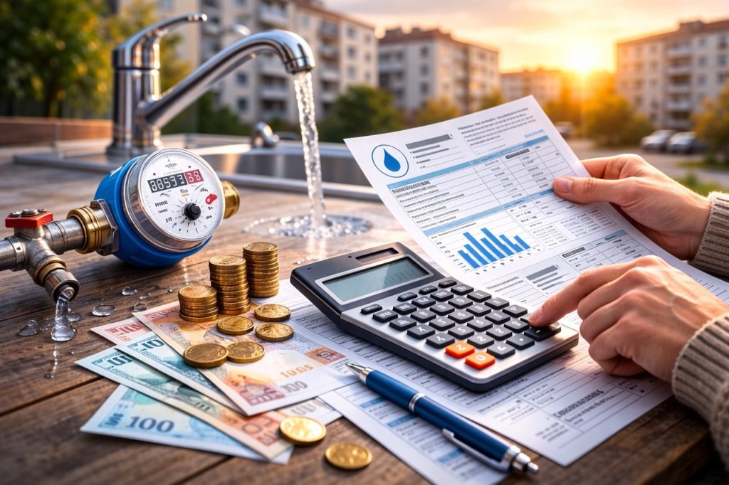 Как начисляется плата за воду и канализацию в Комрате после изменения тарифов Су-Канал с 20 февраля 2026