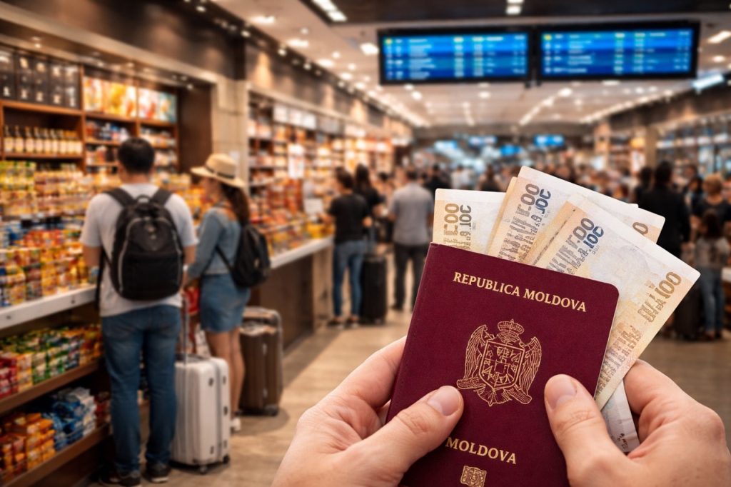 Какие правила оплаты действуют в магазинах аэропорта Кишинёва и зачем просят паспорт