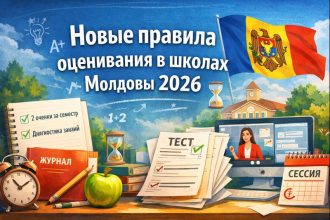 Новые правила оценивания в школах Молдовы в 2026: две отметки за семестр, обязательная суммарная диагностика, сроки тез и апелляций в лицеях.