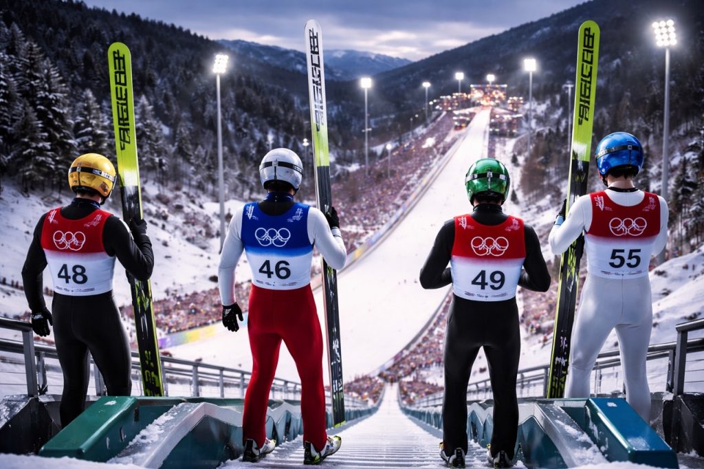 Какие результаты у мужчин в прыжках с большого трамплина на Олимпиаде-2026 14 февраля