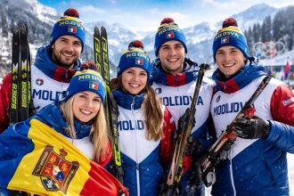 Итоги сборной Молдовы на Олимпиаде 2026 в Милане-Кортине: 5 спортсменов, биатлон и лыжи, места Стремоус, Магазеева, Макарова, Лукина.