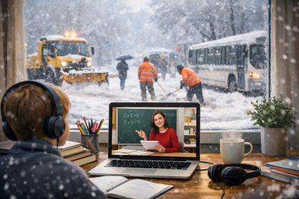 Школы Кишинёва переходят на онлайн-обучение из-за снегопада: что изменится, где смотреть расписание, советы родителям и чеклист на день.