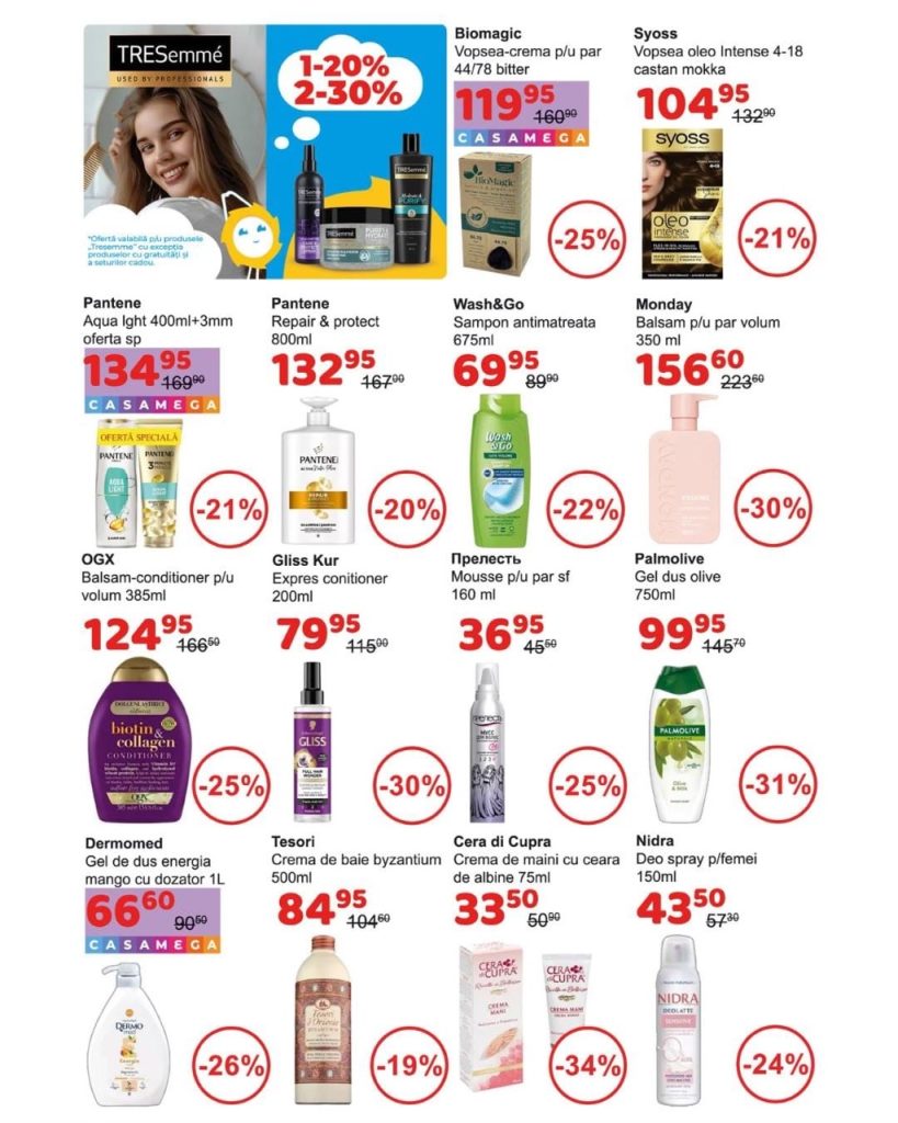 Какие скидки сейчас действуют в Casa Mega и Casa Curată и что выгодно купить до 13 марта 2026