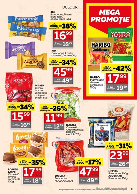 MEGA PROMOȚIE: какие скидки в Slavena MegaMarket с 18 февраля по 3 марта 2026 и что выгодно купить