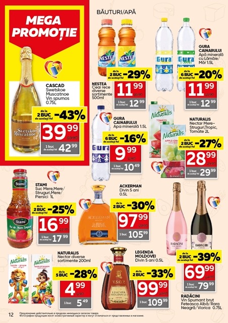 MEGA PROMOȚIE: какие скидки в Slavena MegaMarket с 18 февраля по 3 марта 2026 и что выгодно купить