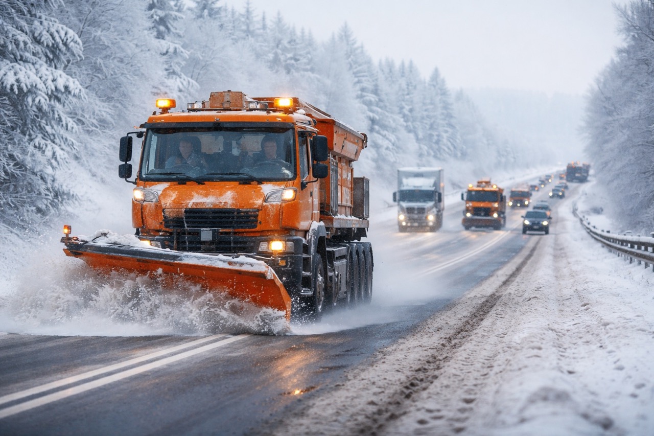 Состояние дорог в Молдове утром 19 февраля 2026: трассы открыты, грузовой транспорт восстановлен, 230 единиц техники на расчистке, советы.