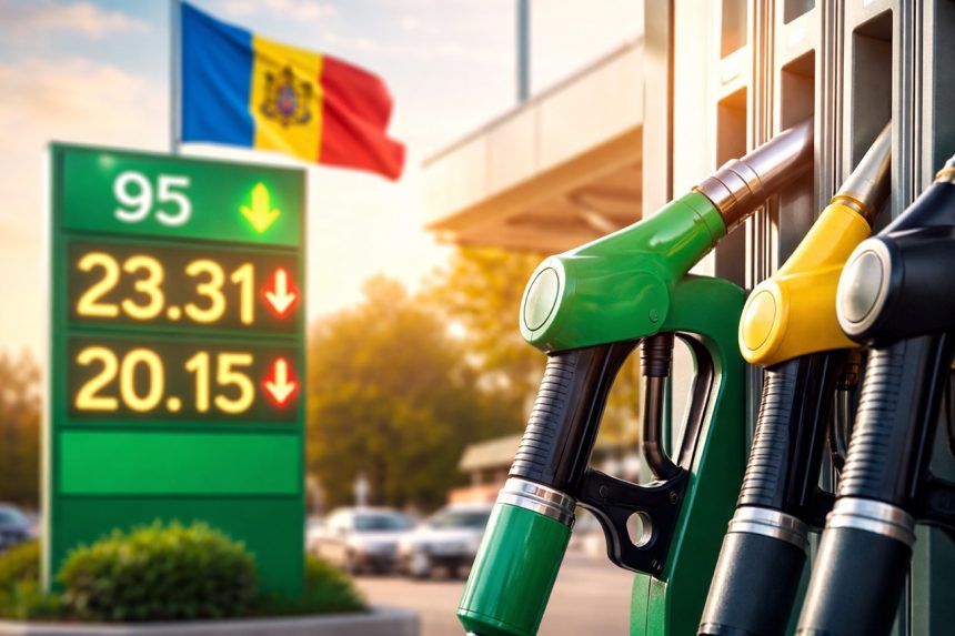 В Молдове снижена стоимость топлива на 17 февраля 2026: цены НАРЭ на бензин АИ-95 и дизель, суточная динамика, сравнение с 2025 годом.