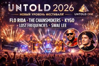 UNTOLD 2026 в Клуж-Напоке: Flo Rida, The Chainsmokers, Kygo, Lost Frequencies и Swae Lee, даты 6–9 августа и концепция UNTOLD ONE.