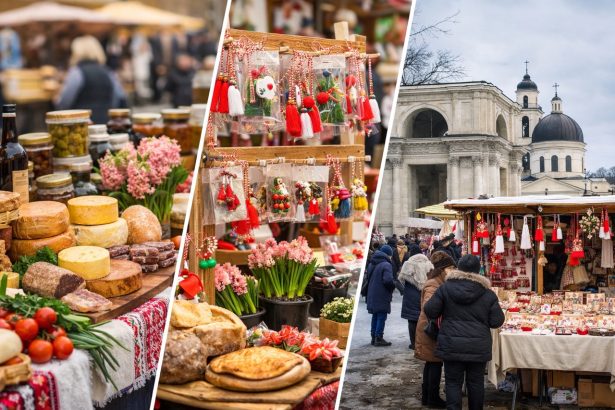 Ярмарки местных производителей в Кишинёве 21–22 февраля 2026: адреса, время работы, что купить на Dacia 26 и Primăvara, где взять мэрцишоры.