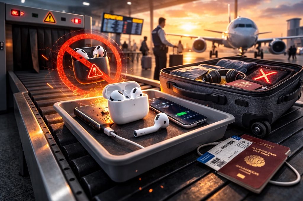Почему авиакомпании запрещают класть беспроводные наушники в багаж и что делать пассажирам