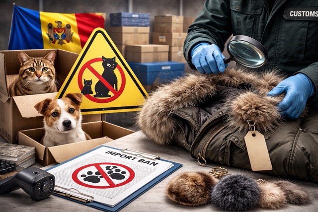 Мех кошек и собак в Молдове станет незаконным: что это изменит для покупателей и бизнеса