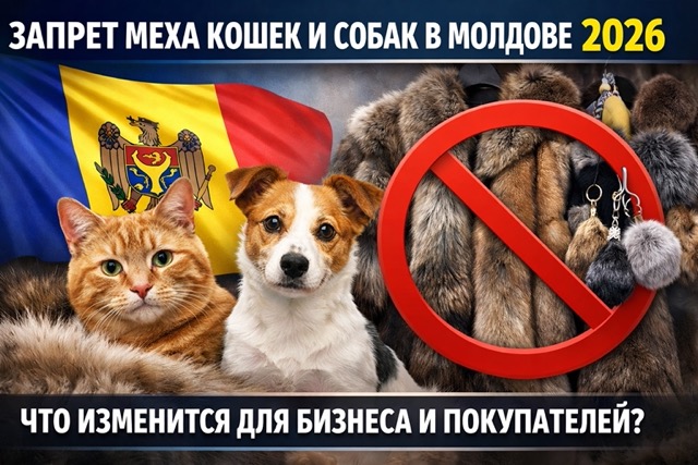 Запрет меха кошек и собак в Молдове в 2026: консультации ANSA, нормы ЕС, импорт и экспорт, исключения, что делать бизнесу и покупателям.
