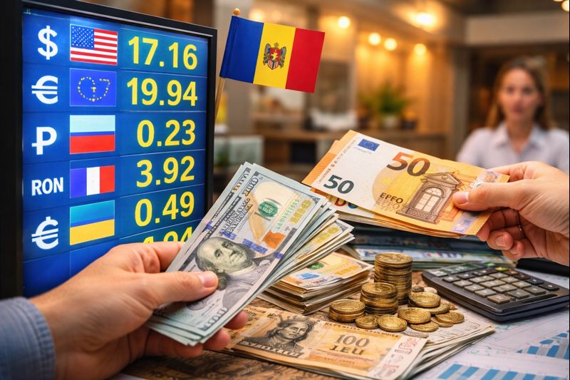 Какой курс валют в Молдове сегодня, 2 марта 2026 года, в банках и обменниках