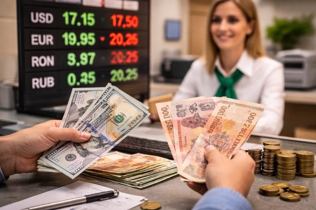 Сколько стоит валюта в Молдове сегодня 9 марта 2026 года и где курс лучше