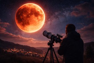 Полное лунное затмение и Кровавая Луна 3 марта 2026 в Молдове: будет ли видно в Кишинёве, точное время, приметы, запреты и научное объяснение.