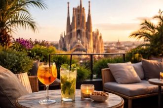 Rooftop-бары Барселоны с видом на Саграда Фамилия в 2026: лучшие террасы, цены, бронь, дресс-код и советы для красивого вечера над городом.