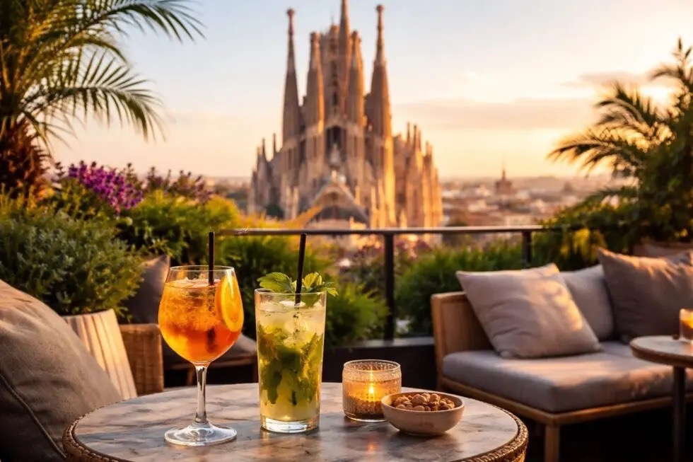 Rooftop-бары Барселоны с видом на Саграда Фамилия в 2026: лучшие террасы, цены, бронь, дресс-код и советы для красивого вечера над городом.