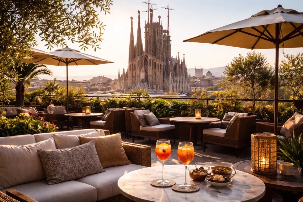 Какие rooftop-бары с видом на Саграда Фамилия в Барселоне стоит посетить в первую о