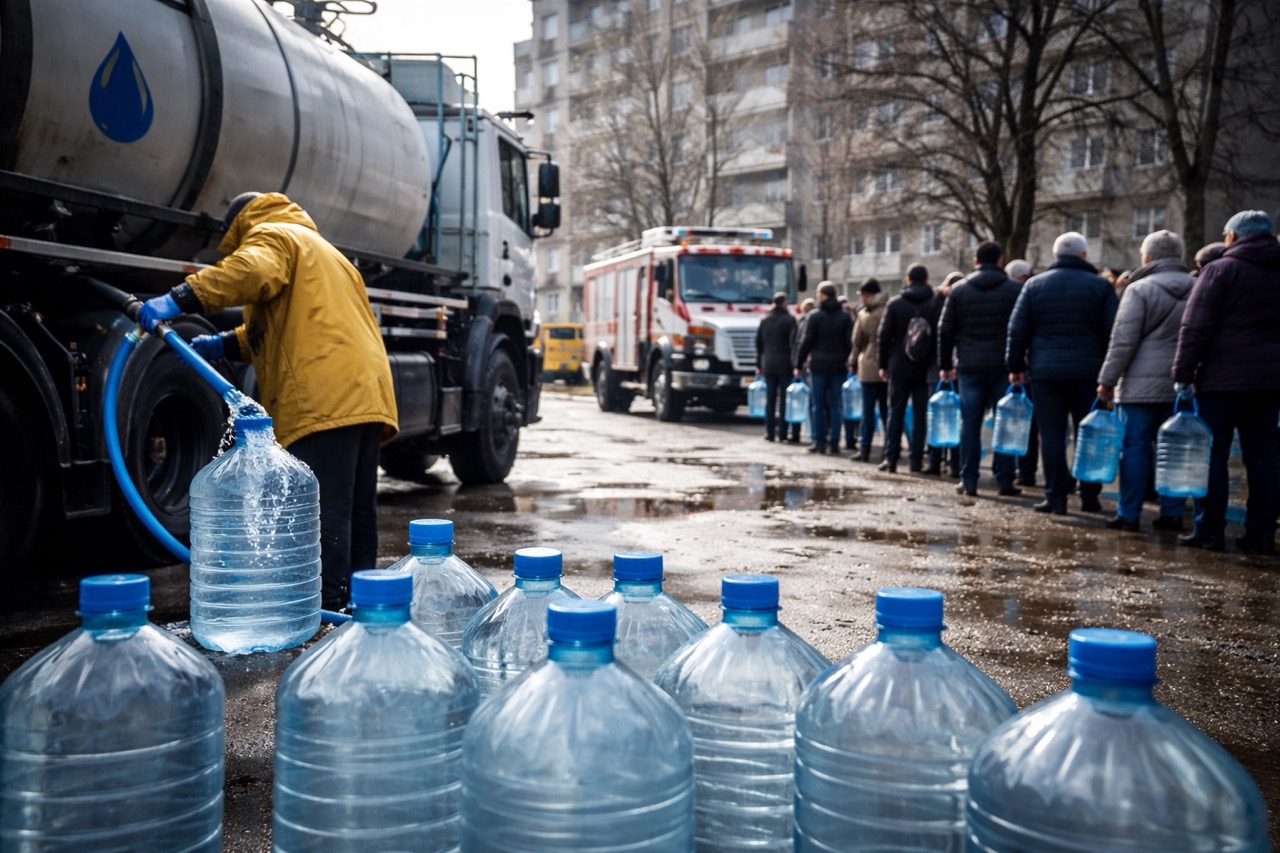 В Бельцах вводят экстренные меры по обеспечению водой из-за загрязнения Днестра нефтепродуктами. Что произошло и когда дадут воду.