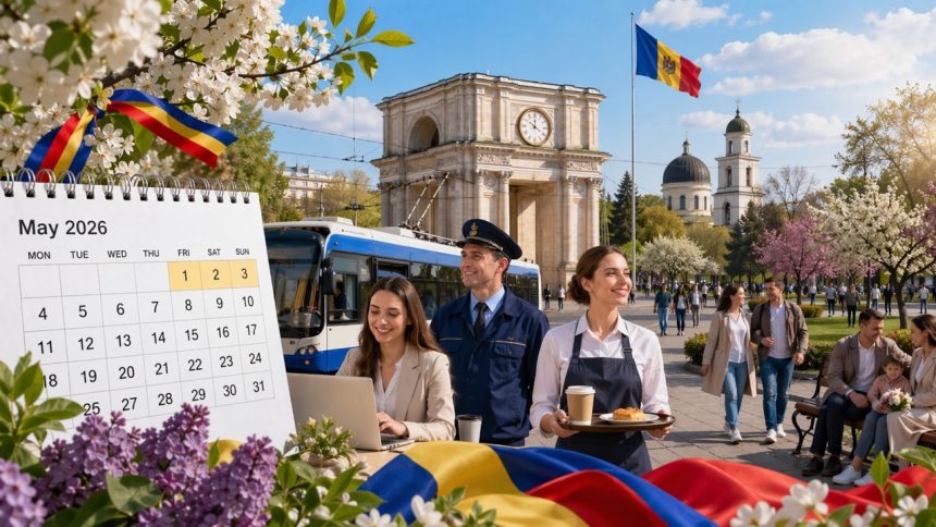 1 мая 2026 года в Молдове будет официальным выходным. Узнайте, как отдыхают жители, кто работает и как оплачивается труд в праздник.