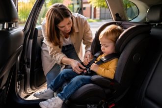 Штраф за отсутствие детского кресла в Молдове в 2026: кому грозит 600–1200 леев, какие правила перевозки детей до 12 лет и как не нарушать.