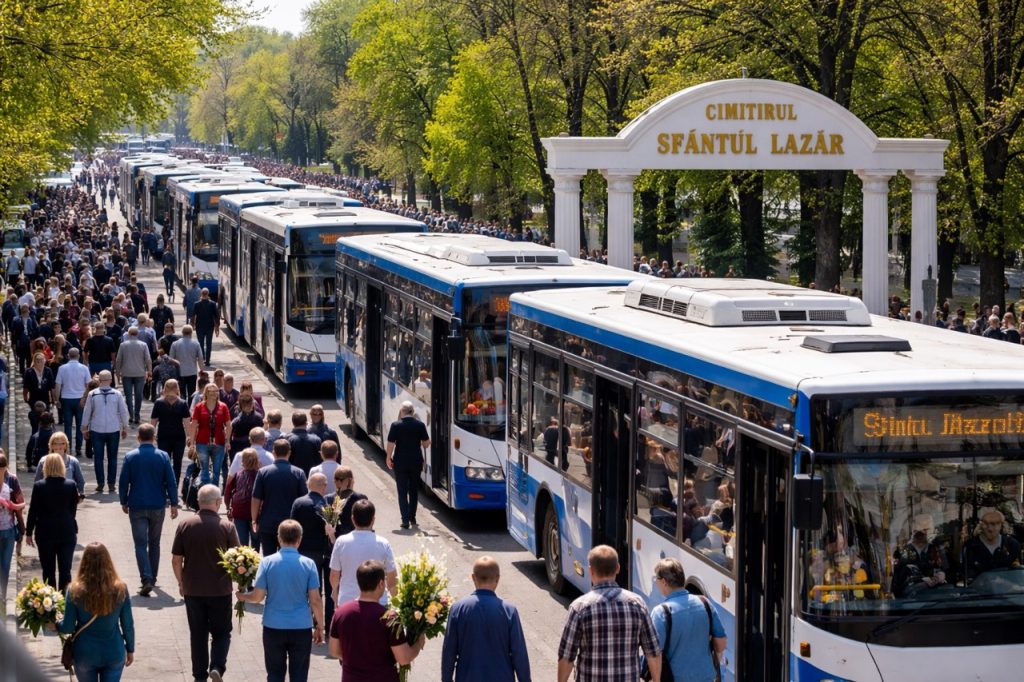 Как будет ходить транспорт в Кишинёве на Блаженные дни 2026 и как доехать до кладбища Святого Лазаря и Дойна