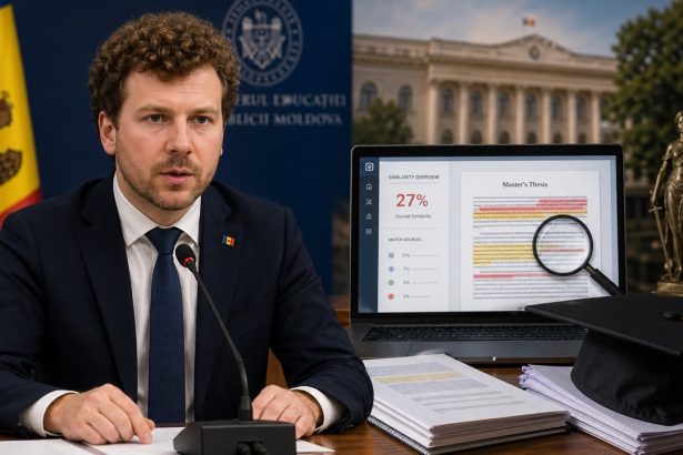 В Молдове дипломные работы начнут проверять антиплагиатом после расследования о продаже дипломов. Заявление Дана Перчуна.