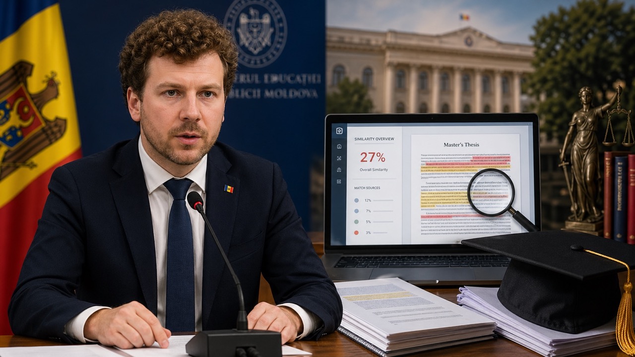 В Молдове дипломные работы начнут проверять антиплагиатом после расследования о продаже дипломов. Заявление Дана Перчуна.