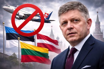 Эстония, Латвия и Литва закрыли небо для самолёта Фицо на 9 мая. Почему Балтии запретили пролёт в Москву и что это значит для визита.