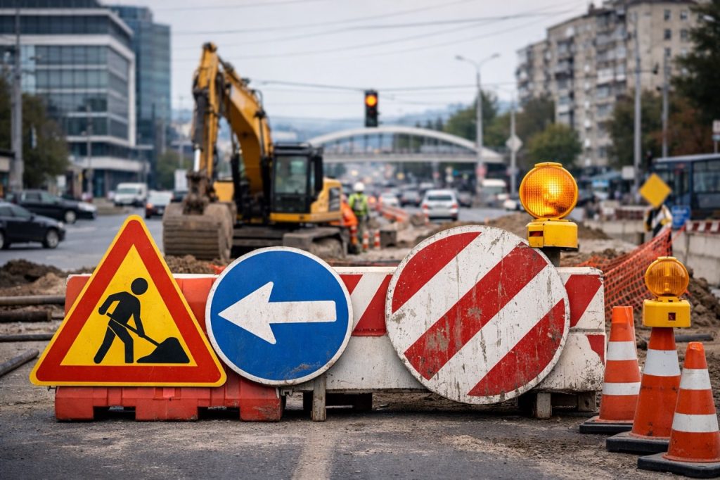 С 21 апреля по 20 мая 2026 перекроют бульвар Кантемира и улицу Космеску в Кишинёве: причины и как объехать ограничения