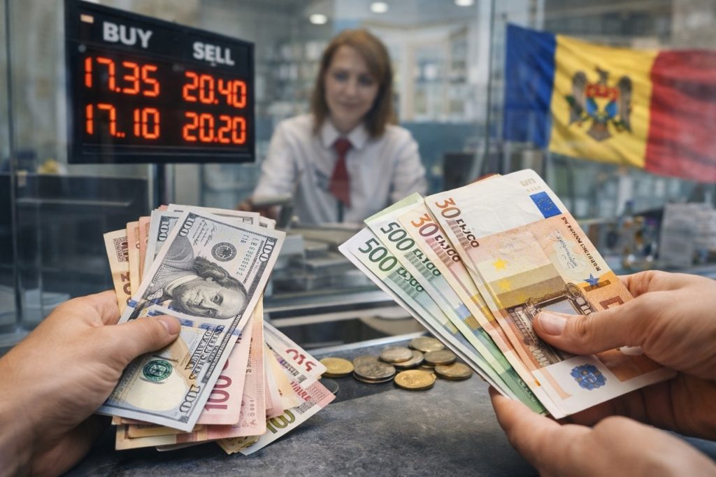 Какой курс валют в Молдове сегодня, 20 апреля 2026 года, и где выгоднее менять деньги