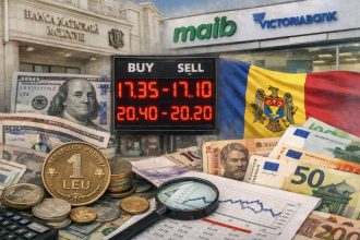 Курс валют в Молдове сегодня, 20 апреля 2026 года: евро, доллар, лей, гривна. Обзор по банкам и обменным пунктам, где выгоднее менять валюту.