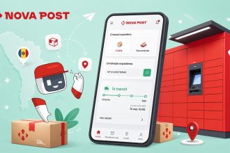 Nova Post в Молдове запустила новое приложение: где скачать, как оформить отправку, вызвать курьера, оплатить доставку и отследить посылку.