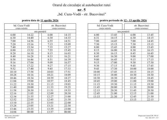 Как будет работать общественный транспорт Кишинев на Пасху и Радоницу  2026