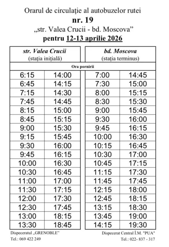 Как будет работать общественный транспорт Кишинев на Пасху и Радоницу  2026