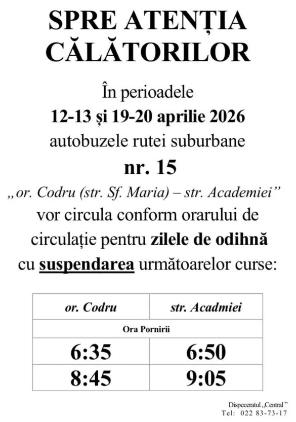 Как будет работать общественный транспорт Кишинев на Пасху и Радоницу  2026